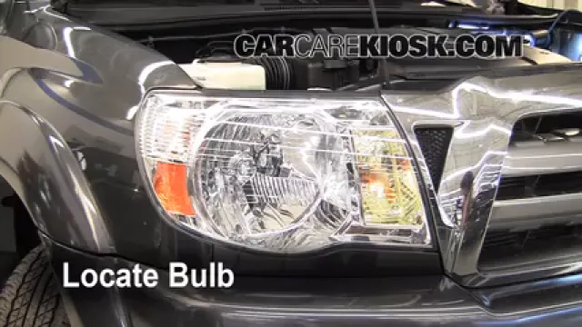2009 Toyota Tacoma Pre Runner 4.0L V6 Crew Cab Pickup (4 Door) Lights Highbeam (replace bulb)